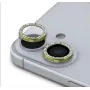 Guess Apple iPhone 16/16 Plus Fixed Glitter -suojalinssi kulta