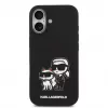 Karl Lagerfeld Apple iPhone 17 Liquid Silicone K&CH Sketch MagSafe -kotelo musta