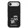 Karl Lagerfeld Apple iPhone Air Liquid Silicone K&CH Sketch MagSafe -kotelo musta