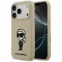 Karl Lagerfeld Apple iPhone 17 Pro -silikonikotelo MagSafella - ruskea (KL Sketch & Logo)