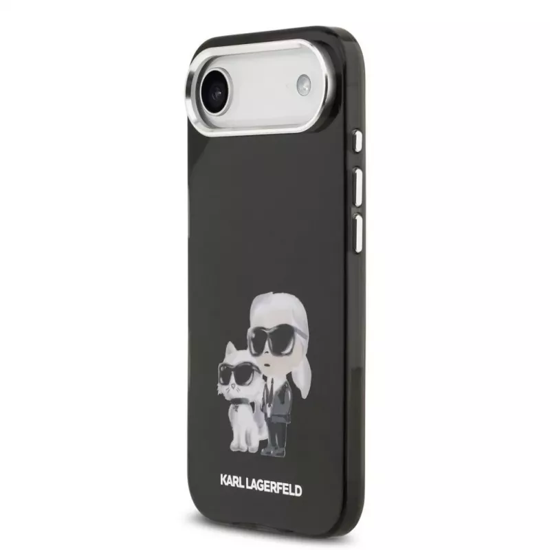 Karl Lagerfeld Apple iPhone Air -silikonikotelo IML Aquarelle K&C Logo musta