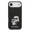 Karl Lagerfeld Apple iPhone Air -silikonikotelo IML Aquarelle K&C Logo musta