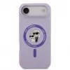 Karl Lagerfeld Apple iPhone Air Liquid Silicone Karl and Choupette MagSafe -kotelo violetti