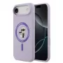 Karl Lagerfeld Apple iPhone Air Liquid Silicone Karl and Choupette MagSafe -kotelo violetti