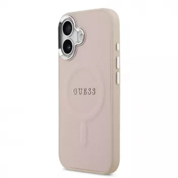 Guess Apple iPhone 17 PU Saffiano MagSafe -kotelo pinkki