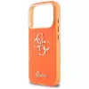 Guess IML 4G Script Metal -suojakotelo iPhone 17 Prolle, oranssi