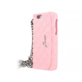 Apple Quilted Clutch -silikonikotelo iPhone 6 pinkki