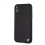 BMW Apple iPhone XR Perforated Leather -kovakotelo musta