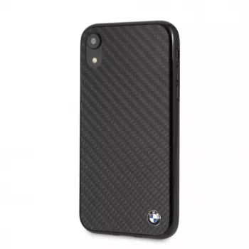 BMW Apple iPhone XR Signature -kovakotelo aito hiilikuitu musta