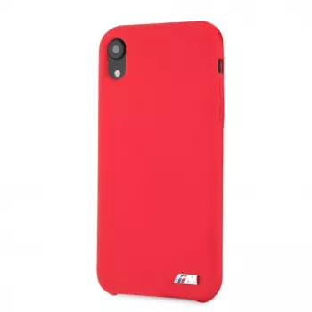 BMW Apple iPhone XR -kovakotelo silikoni punainen
