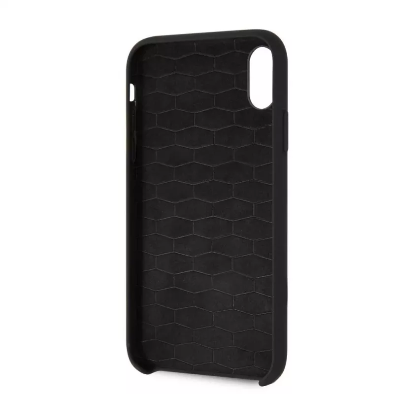 BMW kovakotelo silikoni Apple iPhone XR musta M Collection