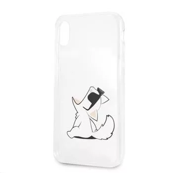 Karl Lagerfeld Apple iPhone XR Fun Choupette No Rope -kovakotelo läpinäkyvä