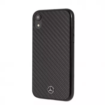 Mercedes-Benz Apple iPhone XR -kovakotelo aito hiilikuitu musta