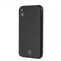 Mercedes-Benz Apple iPhone XR -kovakotelo aito hiilikuitu musta