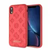 Guess Apple iPhone XR Debossed PU Leather -kovakotelo peony punainen