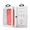Guess Apple iPhone XR Debossed PU Leather -kovakotelo peony punainen
