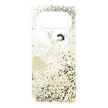 Guess Samsung Galaxy S10e Glitter Hearts -kotelo kulta