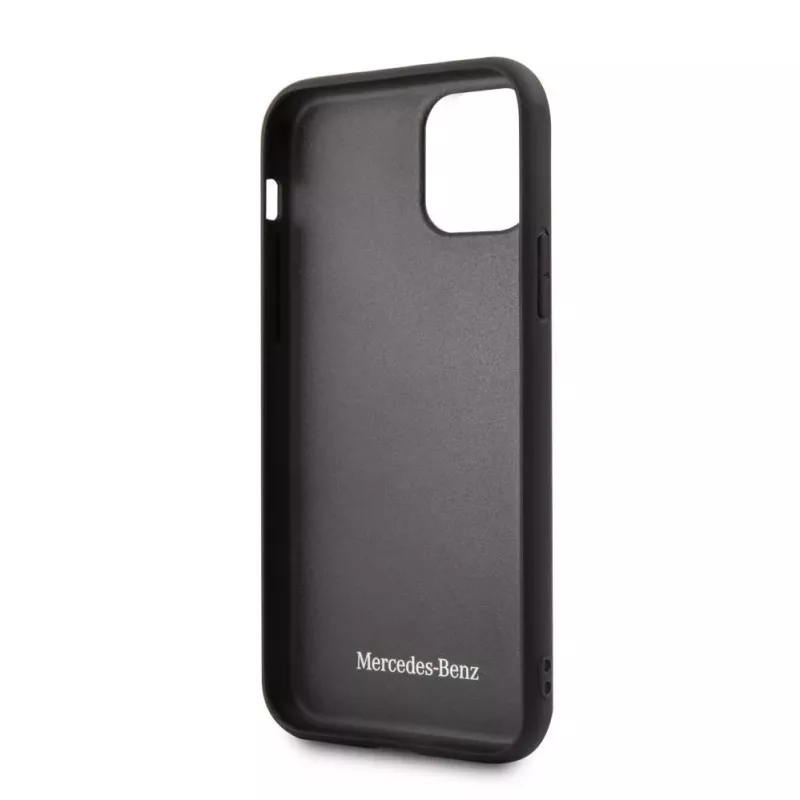 Mercedes-Benz Apple iPhone 11 Pro Quilted aito nahka -kotelo sininen