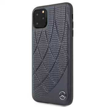 Mercedes-Benz Apple iPhone 11 Pro Max Quilted aito nahka -takakotelo sininen