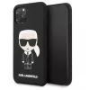 Karl Lagerfeld Apple iPhone 11 Pro Iconic -silikonikotelo musta