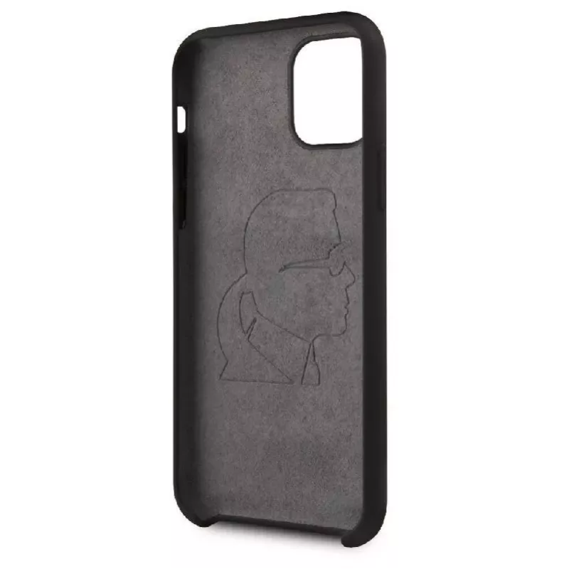 Karl Lagerfeld Apple iPhone 11 Pro Iconic -silikonikotelo musta