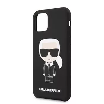 Karl Lagerfeld Apple iPhone 11 Pro Iconic -silikonikotelo musta