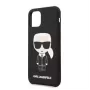 Karl Lagerfeld Apple iPhone 11 Pro Iconic -silikonikotelo musta