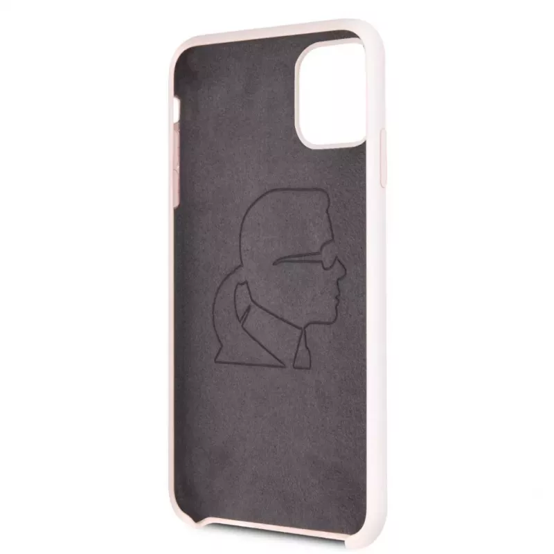 Karl Lagerfeld Apple iPhone 11 Pro Max Silicone Fullbody Ikonic pinkki