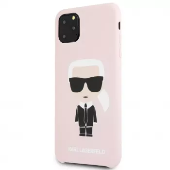 Karl Lagerfeld Apple iPhone 11 Pro Max Silicone Fullbody Ikonic pinkki