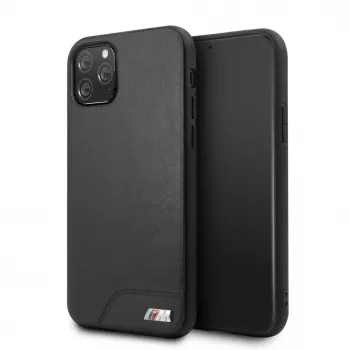 BMW Apple iPhone 11 Pro -kovakotelo sileä PU-nahka musta