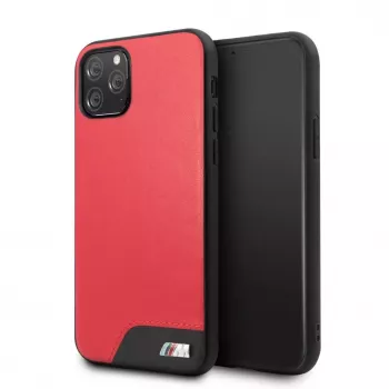 BMW Apple iPhone 11 Pro suojakotelo sileä PU-nahka punainen