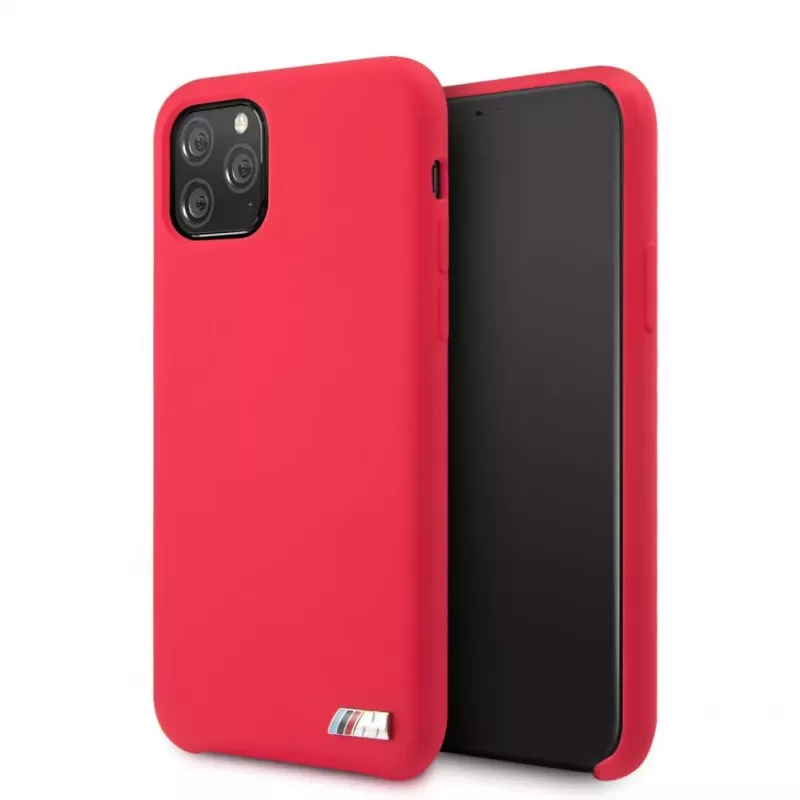 BMW Apple iPhone 11 Pro suojakotelo silikoni punainen