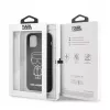 Karl Lagerfeld Apple iPhone 11 Pro silikoninen Ikonik White Outline Black -suojakuori