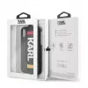 Karl Lagerfeld Apple iPhone X/XS PU-kotelo hihnalla musta