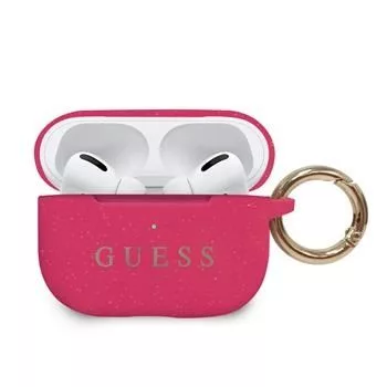Guess AirPods Pro silikonikotelo fuksia