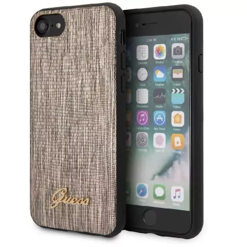 Guess Apple iPhone 7/8/SE2020 Lizard-kotelo kulta