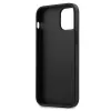 Guess GUHCP12SVSATMLRE Saffiano-kovakotelo Apple iPhone 12 Mini - punainen