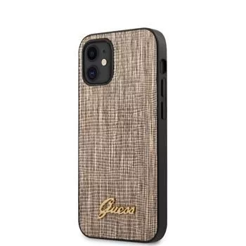 Guess Apple iPhone 12 mini 5,4 inch Lizard-kotelo kulta