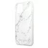 Guess Apple iPhone 12/12 Pro PC/TPU Marmori-kotelo valkoinen