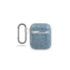 Guess AirPods Denim Triangle -kotelo vaaleansininen