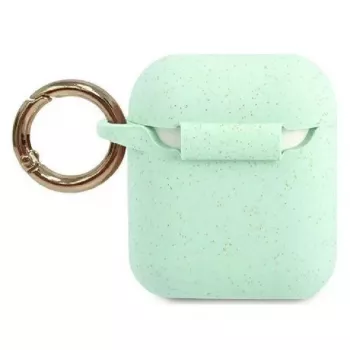 Guess AirPods Pro Glitter -silikonikotelo vihreä