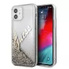 Guess Apple iPhone 12 Mini 5,4 tuuman Liquid Glitter Vintage -kuori kulta