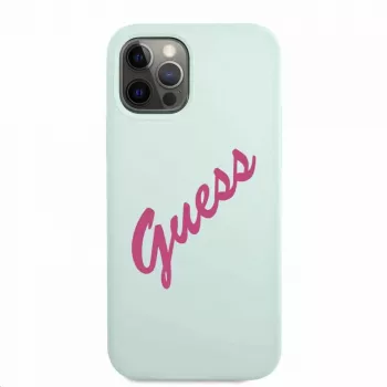 Guess Apple iPhone 12 Pro Max 6,7 tuuman Fuschia -kuori sininen