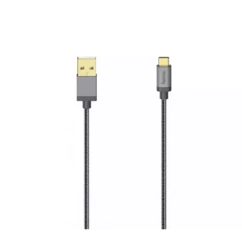 Hama USB 2.0 -kaapeli USB-A - USB-C 0,75 m musta