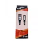 BULLET Lightning USB-A-kaapeli 1m, 2,4A valkoinen