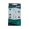 BULLET Earphones 3,5mm, 120 cm, valkoinen