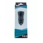BULLET USB-autolaturi Q3.0 + Type-C 2.4A musta