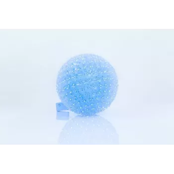iLike koristeellinen LED-valopallo kukilla 300 LED sininen 25 cm