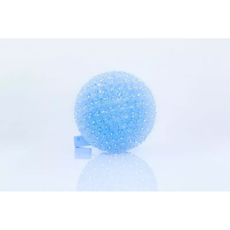 iLike koristeellinen LED-valopallo kukilla 300 LED sininen 25 cm
