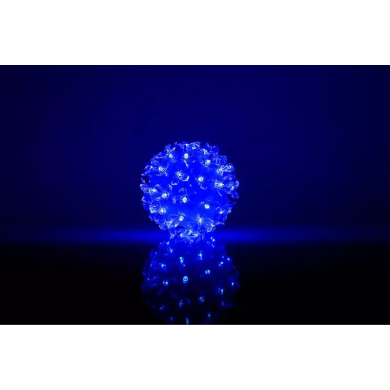 iLike Bumba ar puķēm RS-208 50LED D-11cm sininen